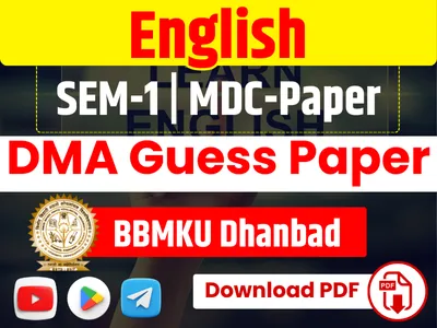 english most important questions bbmku dhanbad